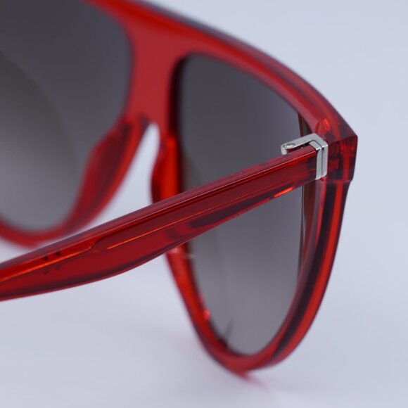 ?️ New Celine CL40006I 66K Sunglasses - Red Frame, Grey Lenses main image 6